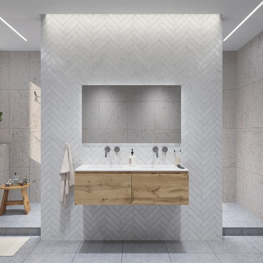 Badkamermeubel Gliss Eros 120 cm Met Wastafel (Verschillende Kleuren)