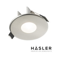 Inbouwspot Häsler Blanes Incl. Fase Aansnijding Dimbaar 8 cm 4 Watt Warm Wit RVS (Meerdere Spots)