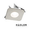 Häsler Inbouwspot Häsler Mallorca Incl. Fase Aansnijding Dimbaar 6,8 cm 4 Watt Warm Wit RVS Set (Meerdere Spots)