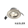 Häsler Inbouwspot Häsler Mataro Incl. Fase Aansnijding Dimbaar 8 cm 4 Watt Warm Wit RVS Set (Meerdere Spots)