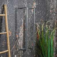 Handdoekenrek AQS Industrieel 95x25x20 cm Chroom