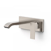 Tres Wastafelmengkraan Inbouw Tres Cuadro Exclusive Korte Licht Gebogen Uitloop en Korte Hendel RVS