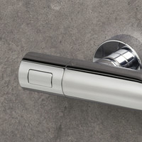 Opbouw Douchekraan Aquasplash Thermostaat Rond 29,3 cm Chroom