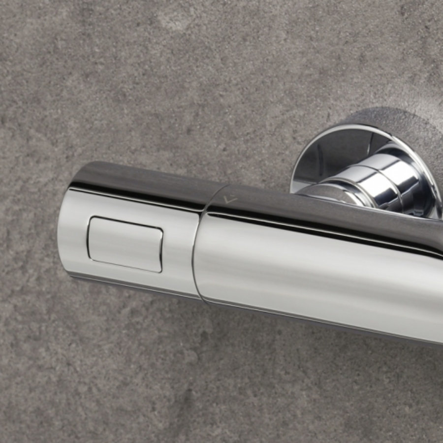 Opbouw Douchekraan Aquasplash Thermostaat Rond 29,3 cm Chroom