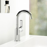 Wastafel Mengkraan Aquasplash Mare Medium Eengats Boog Zonder Waste Chroom