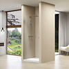Nisdeur Van Rijn ST01 Profielloos 100x200 cm Helder Glas 8 mm Chroom