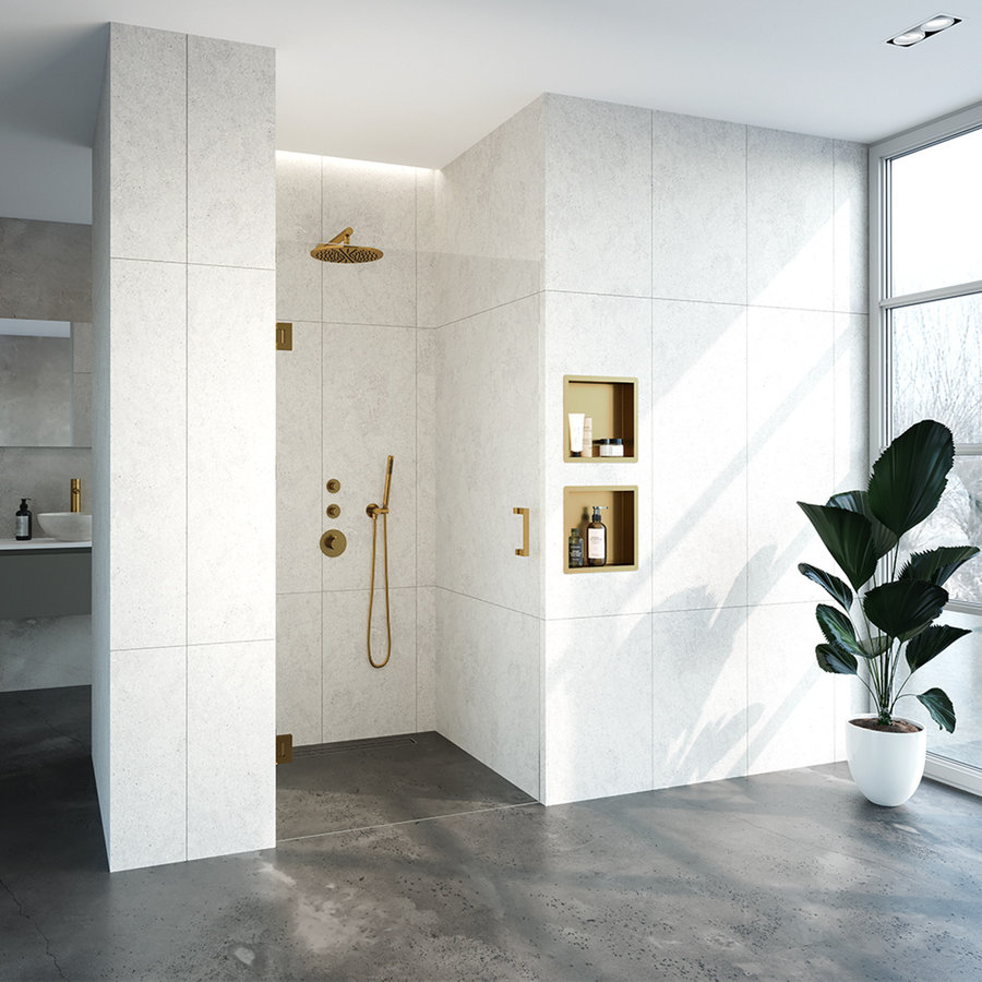 Nisdeur Compleet Just Creating Profielloos 100x200 cm Goud