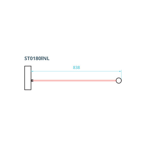 Inloopdouche Van Rijn ST01 Met RVS Staander 50 mm 84x200 cm Helder Glas 8 mm 