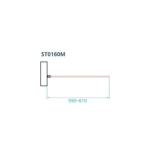 Inloopdouche Van Rijn ST01 Met Middenband 60x200 cm 8 mm Chroom 