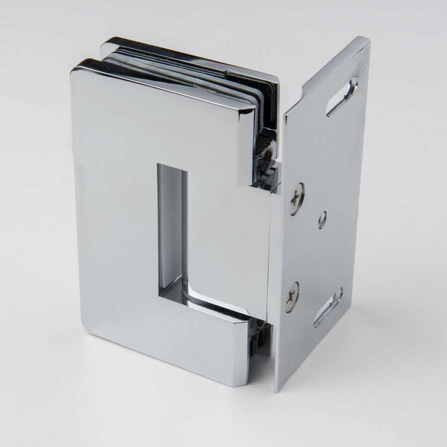 Dubbele Nisdeuren Van Rijn ST01 Helder Glas 100x200 cm 8 mm Chroom