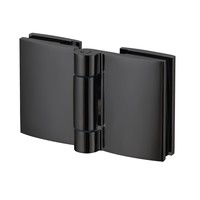 Nisdeur Van Rijn ST05 Draaideur Met Vaste Wand 120x200 cm 8 mm Zwart