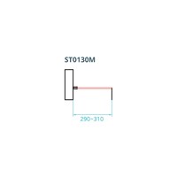 Inloopdouche Van Rijn ST01 Zonder Stabilisatiestang 30x200 cm Helder Glas 8 mm RVS