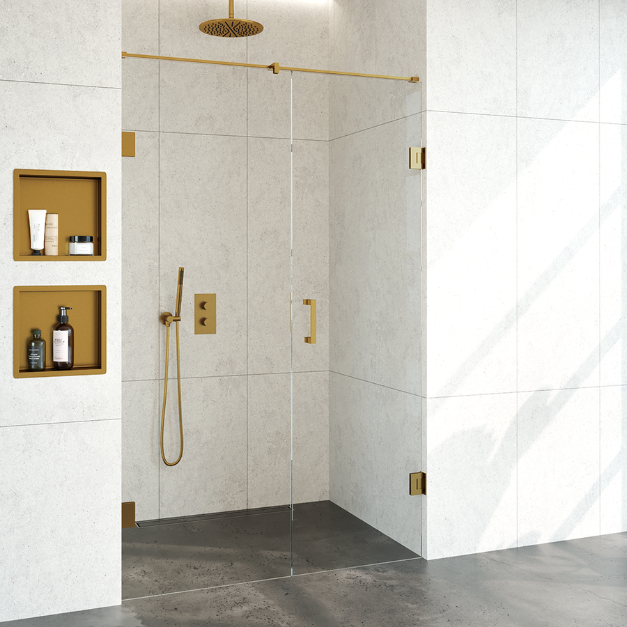 Nisdeur Compleet Just Creating Profielloos 2-Delig 130x200 cm 70/60 Goud