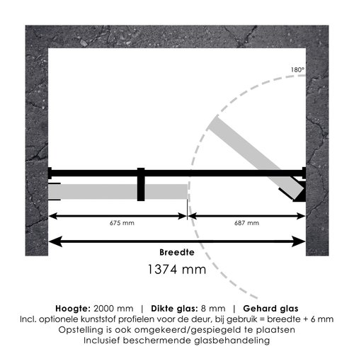 Nisdeur Compleet Just Creating Profielloos 2-Delig 140x200 cm 70/70 Goud 