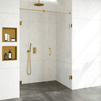 Nisdeur Compleet Just Creating Profielloos 2-Delig 140x200 cm 70/70 Goud