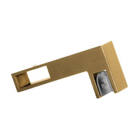 Nisdeur Compleet Just Creating Profielloos 2-Delig (Draaideur Bevestigd op Inloopwand) 170x200 cm 100/70 Goud