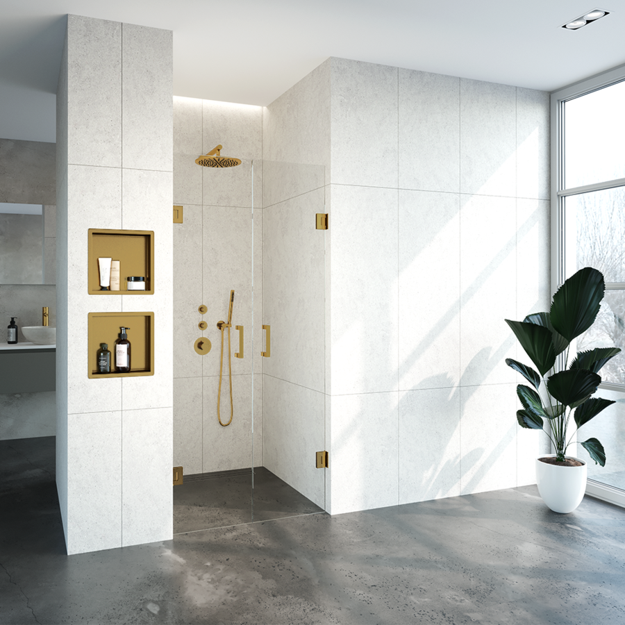 Pendeldeuren Compleet Just Creating Profielloos 90x200 cm Goud