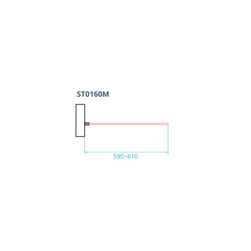 Inloopdouche Van Rijn ST01 Zonder Stabilisatiestang 60x200 cm Helder Glas 8 mm Mat Zwart 