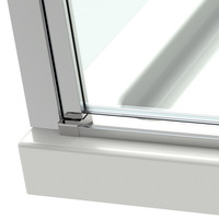 Nisdeur Van Rijn ST02 Draaideur 80x200 cm 6 mm Chroom