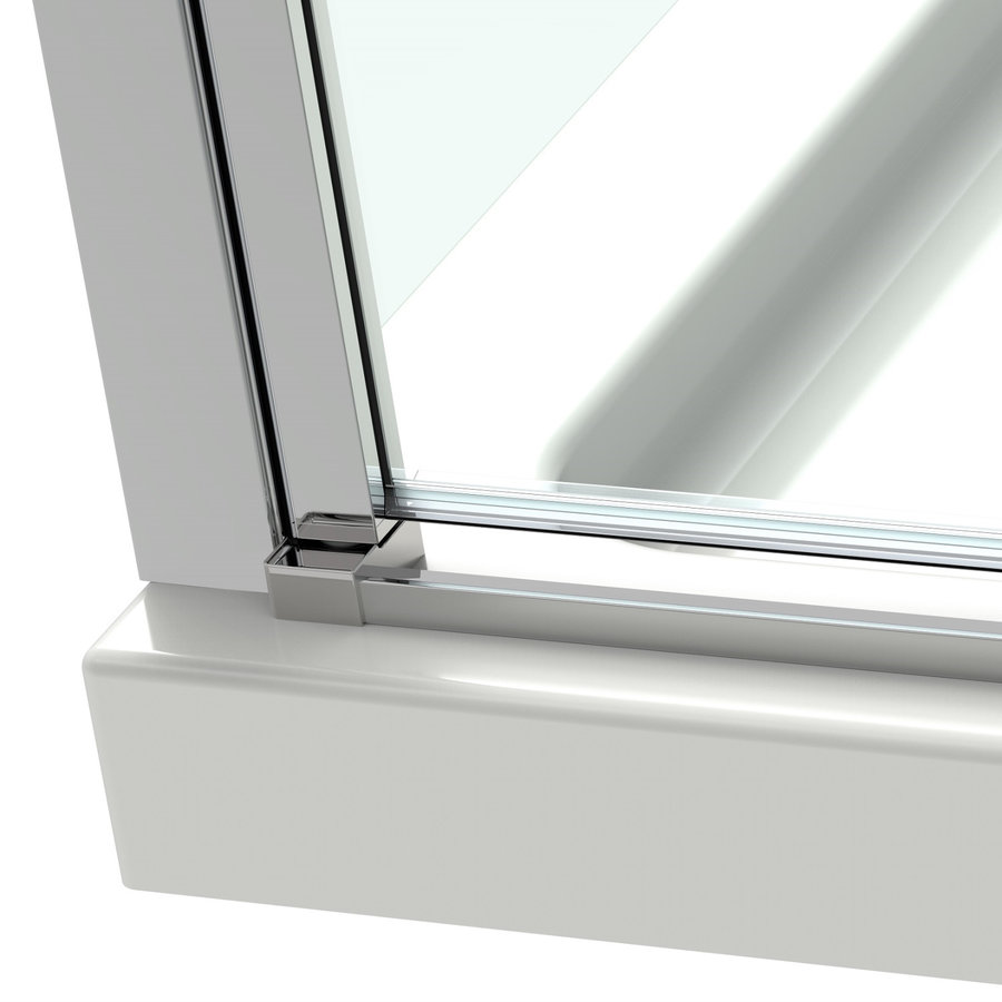 Nisdeur Van Rijn ST02 Draaideur 80x200 cm 6 mm Chroom