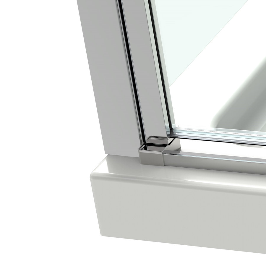 Nisdeur Van Rijn ST02 Draaideur 90x200 cm 6 mm Chroom