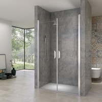 Pendeldeuren Van Rijn ST02 Saloondeur 90x200 cm 6 mm Chroom