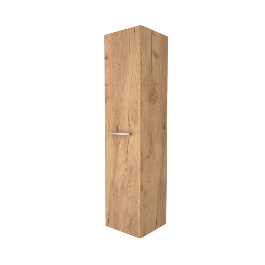Kolomkast Aquasplash Salt 35x35x150cm 1 Deur Met Greep (Kleurkeuze) Whisky Oak