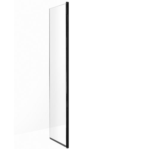 Aquasplash Draaibare Douchewand 30x200 cm 8mm NANO Glas Mat Zwart 