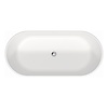 Vrijstaand Ligbad Duravit D-Neo 160x75x60 cm Met Overloop Mat Wit
