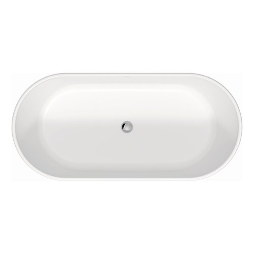 Vrijstaand Ligbad Duravit D-Neo 160x75x60 cm Zonder Overloop Mat Wit 