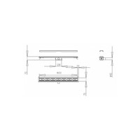 Douchegoot Best Design Nancy Met Flens 80x7x7 cm RVS Mat Goud