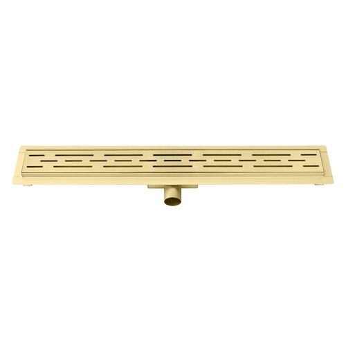 Douchegoot Best Design Nancy Met Flens 90x7x7 cm RVS Mat Goud 