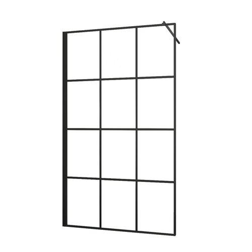 Inloopdouche Allibert Loft Game 177-179x200 cm Zwart 