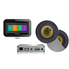 Music Center Aquasound N-Joy Controller (IPX7) + Wand Lader + Rumba Speakerset + Wifi-Audio Versterker 30 Watt Mat Chroom