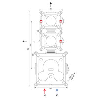 Regendoucheset Inbouw Brauer Chrome Edition Thermostatisch 30cm met Wandarm, Glijstang en Handdouche 3-Standen Losse Stopkranen Chroom