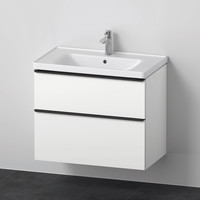 Badkamermeubelset Duravit D-Neo Wastafel Keramiek 80x48x62.5 cm Mat Wit