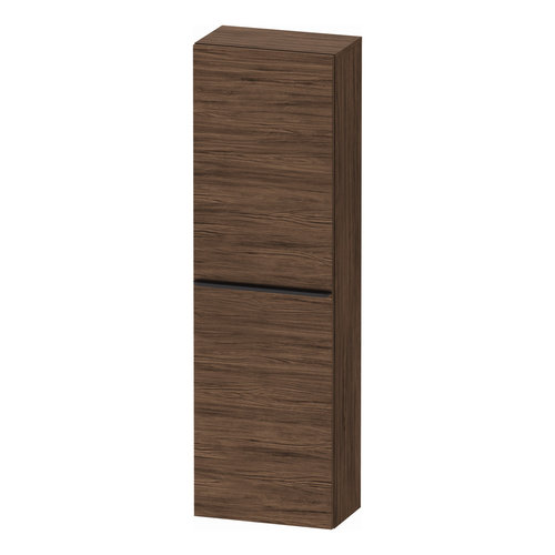 Hoge Kast Duravit D-Neo Kolomkast Wand 132 cm Rechtsdraaiend Mat Noten (Donker) 