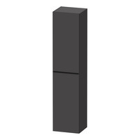Hoge Kast Duravit D-Neo Kolomkast Wand 176 cm Linksdraaiend Mat Grafiet