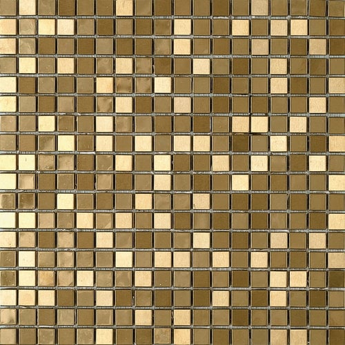 Mozaiek Tegels Dune Metalic Gold 30.1x30.1 cm Goud (Prijs Per Matje) 