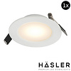 Häsler Inbouwspot Häsler Toscana Incl. Fase Aansnijding Dimbaar 9.2 cm 4 Watt Warm Wit RVS Wit Set 10x