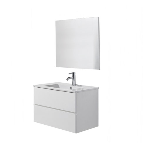 Badmeubelset London Basis 80 cm incl. Spiegel Wit 