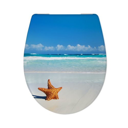 Toiletzitting Cedo Star Fish Softclose Veelkleurig 