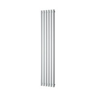 Designradiator Plieger Trento 814 Watt Middenaansluiting 180x35 cm Wit Structuur