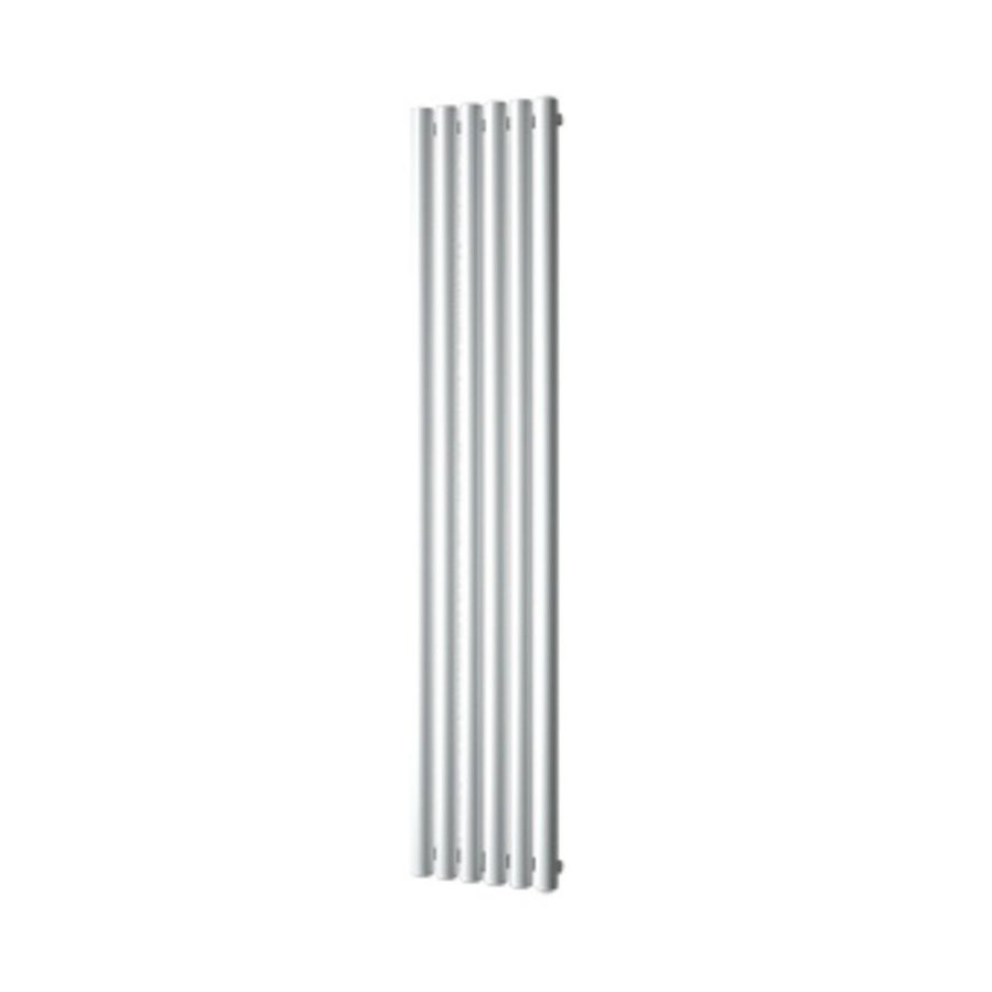 Designradiator Plieger Trento 814 Watt Middenaansluiting 180x35 cm Wit Structuur