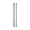 Plieger Designradiator Plieger Trento 814 Watt Middenaansluiting 180x35 cm Antraciet Metallic