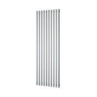 Designradiator Plieger Trento 1357 Watt Middenaansluiting 180x59 cm Black Graphite