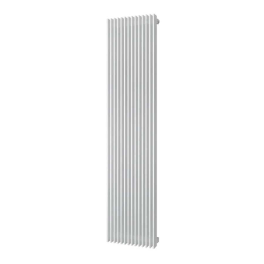 Handdoekradiator Aika Retta 1800 x 415 mm Mat Zwart