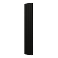 Designradiator Covallina Retta Dubbel 1800 x 298 mm Mat Zwart