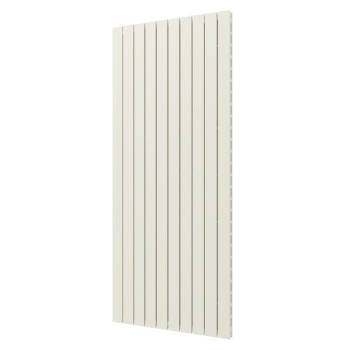 Designradiator Plieger Cavallino Retto Dubbel 1936 Watt Middenaansluiting 180x75,4 cm Wit Structuur 