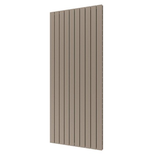 Designradiator Plieger Cavallino Retto Dubbel 1936 Watt Middenaansluiting 180x75,4 cm Zandsteen 